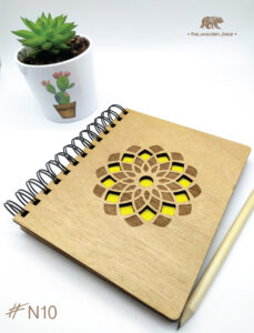 Σημειωματάριο Mandala (Yellow)