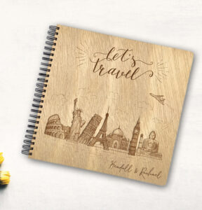Ξύλινο Άλμπουμ Φωτογραφιών "Travel"