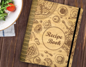 Ξύλινο Βιβλίο Συνταγών R7 - Image 2