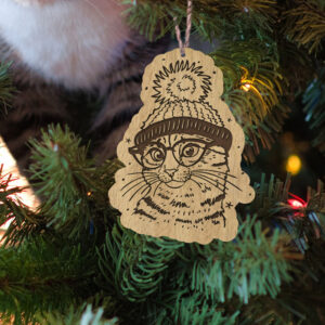 Ξύλινo Στολίδι - Cat