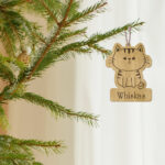 Ξύλινo Στολίδι - Cat