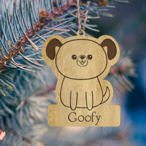 Ξύλινo Στολίδι - Dog - Image 2