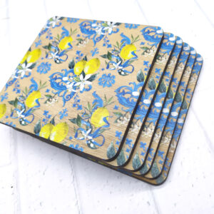 Ξύλινα Σουβέρ  "Lemons" - Image 2