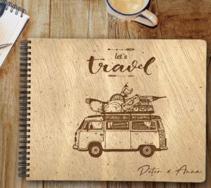 Ξύλινο Άλμπουμ Φωτογραφιών "Let's travel" - Image 2