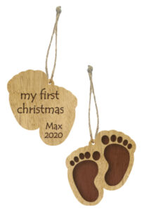 Ξύλινο Στολίδι - Baby Feet - Image 3