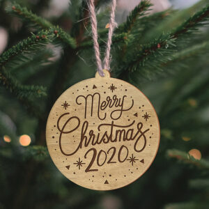 Ξύλινο Στολίδι - Merry Christmas