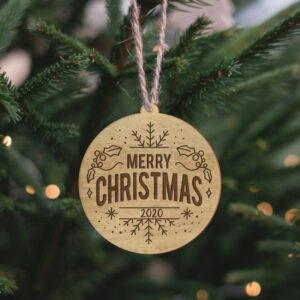 Ξύλινο Στολίδι - Merry Christmas