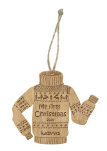 Ξύλινο Στολίδι - Πουλόβερ - Image 2