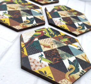 Ξύλινα Σουβέρ "Parrot" - Image 2