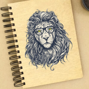 Σημειωματάριο Modern Lion - Image 3
