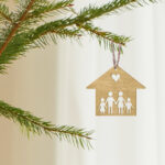 Ξύλινo Στολίδι - Σπίτι