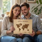 Ξύλινο Άλμπουμ Φωτογραφιών "Life is a Journey"