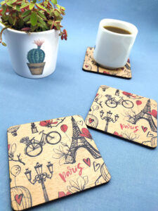 Ξύλινα Σουβέρ "Paris" - Image 3