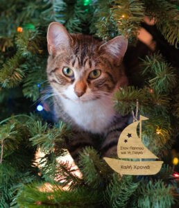 Ξύλινo Στολίδι Παππούς-Γιαγιά