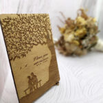 Ξύλινη Αναμνηστική Κάρτα  "Tree of life"