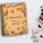Ξύλινο Βιβλίο Συνταγών Wine (R27)