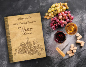 Ξύλινο Βιβλίο Συνταγών Wine (R26) - Image 2