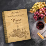 Ξύλινο Βιβλίο Συνταγών Wine (R26)