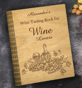 Ξύλινο Βιβλίο Συνταγών Wine (R26) - Image 3