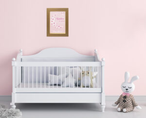 Επιτοίχια κορνίζα Led - Moon-Stars(pink) - Image 4