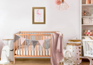 Επιτοίχια κορνίζα Led - Moon(Pink) - Image 4