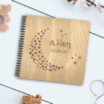 Ξύλινο Άλμπουμ Φωτογραφιών - STARS (Pink)