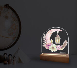 Φωτιστικό Led  "Pink Μοοn" - Image 2