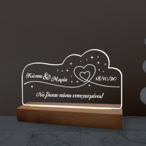 Φωτιστικό Led "Two hearts"