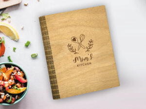 Πακέτο#9 - Ξύλινο Βιβλίο Συνταγών+Ξύλο Κοπής+Ξύλινες Κουτάλες - Image 2