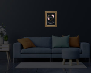 Επιτοίχια κορνίζα Led - Σ' αγαπώ - Image 4