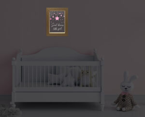 Επιτοίχια κορνίζα Led - Stars( Pink) - Image 3