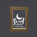 Επιτοίχια κορνίζα Led - Sweet dreams little one