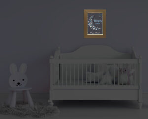 Επιτοίχια κορνίζα Led - Moon-Stars(blue) - Image 3