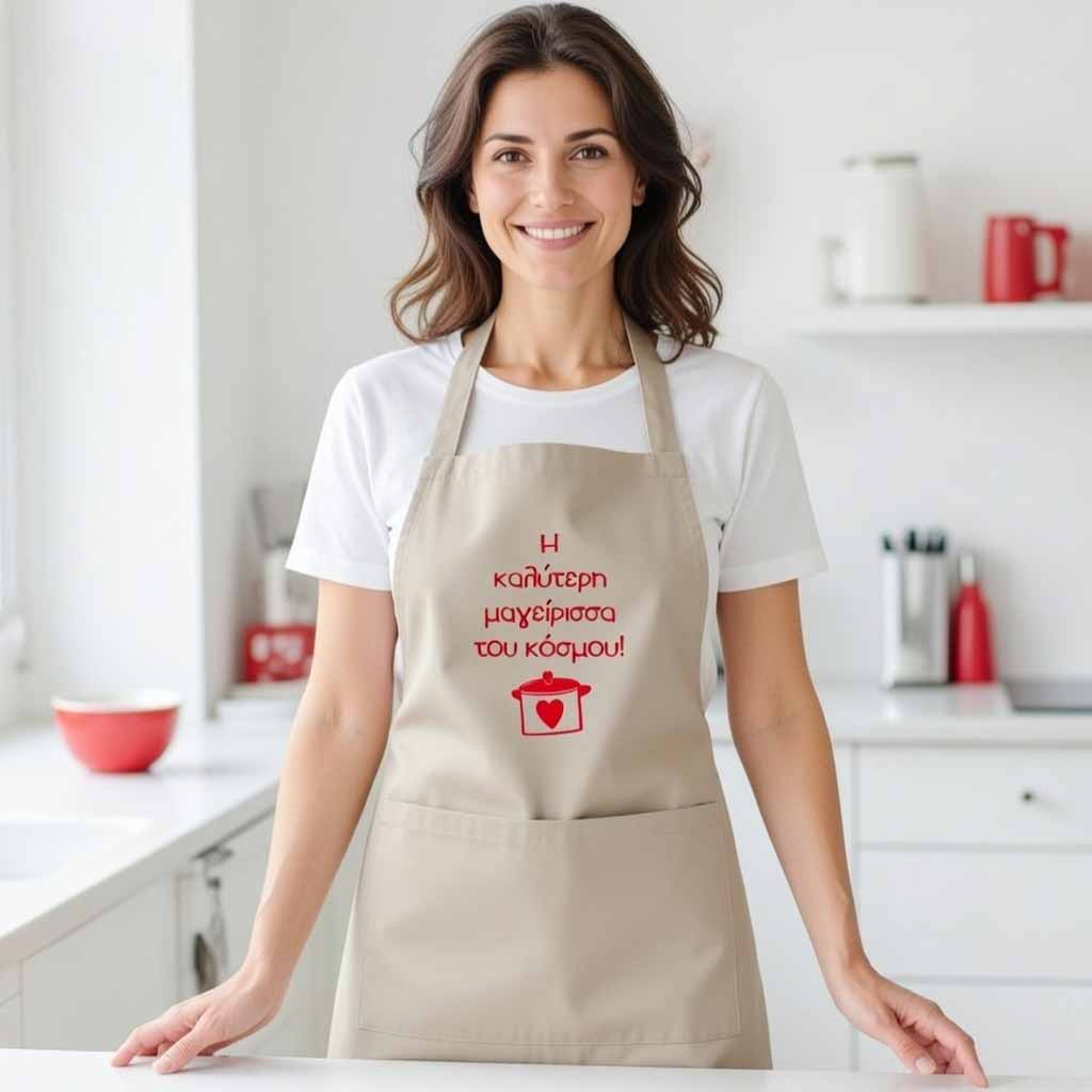 ποδιά μαγειρικής η καλύτερη μαγείρισσα Ποδιά Μαγειρικής - Η Καλύτερη Μαγείρισσα του κόσμου - Image 1