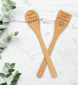 Σετ Κουτάλα & Σπάτουλα - Στην καλύτερη Chef του κόσμου