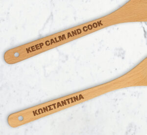 Σετ Κουτάλα & Σπάτουλα -Keep calm and cook (Δυνατότητα Προσωποποίησης) - Image 2