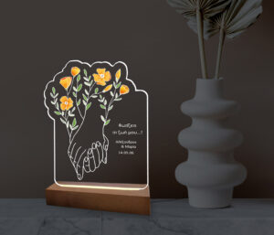 Φωτιστικό Led - Hands with flowers - Image 2