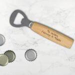 Ξύλινο Ανοιχτήρι-Με Αγάπη "Ονόματα σας"(Δυνατότητα προσωποποίησης)