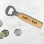 Ξύλινο Ανοιχτήρι-Daddy is my Hero