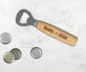 Ξύλινο Ανοιχτήρι-Daddy is my Hero