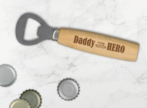 Ξύλινο Ανοιχτήρι-Daddy is my Hero - Image 2