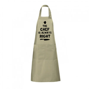 Ποδιά Μαγειρικής - The CHEF is always Right - Image 2