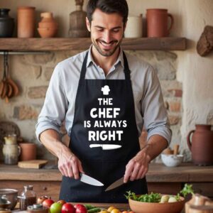 Ποδιά Μαγειρικής - The CHEF is always Right