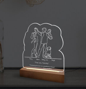 Φωτιστικό Led - Our Family (baby&dog)