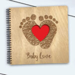 Ξύλινο Άλμπουμ Φωτογραφιών - Baby Love