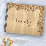 Ξύλινο Άλμπουμ Φωτογραφιών - Family Flowers