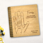 Ξύλινο Άλμπουμ Φωτογραφιών - Hands(Family)
