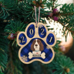 Ξύλινο Στολίδι - Σκύλος (ch142)