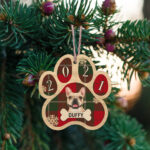 Ξύλινο Στολίδι - Σκύλος (ch156)