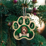 Ξύλινο Στολίδι - Σκύλος (ch146)